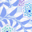 tissu imprimé fleurs - Porcelain Blue